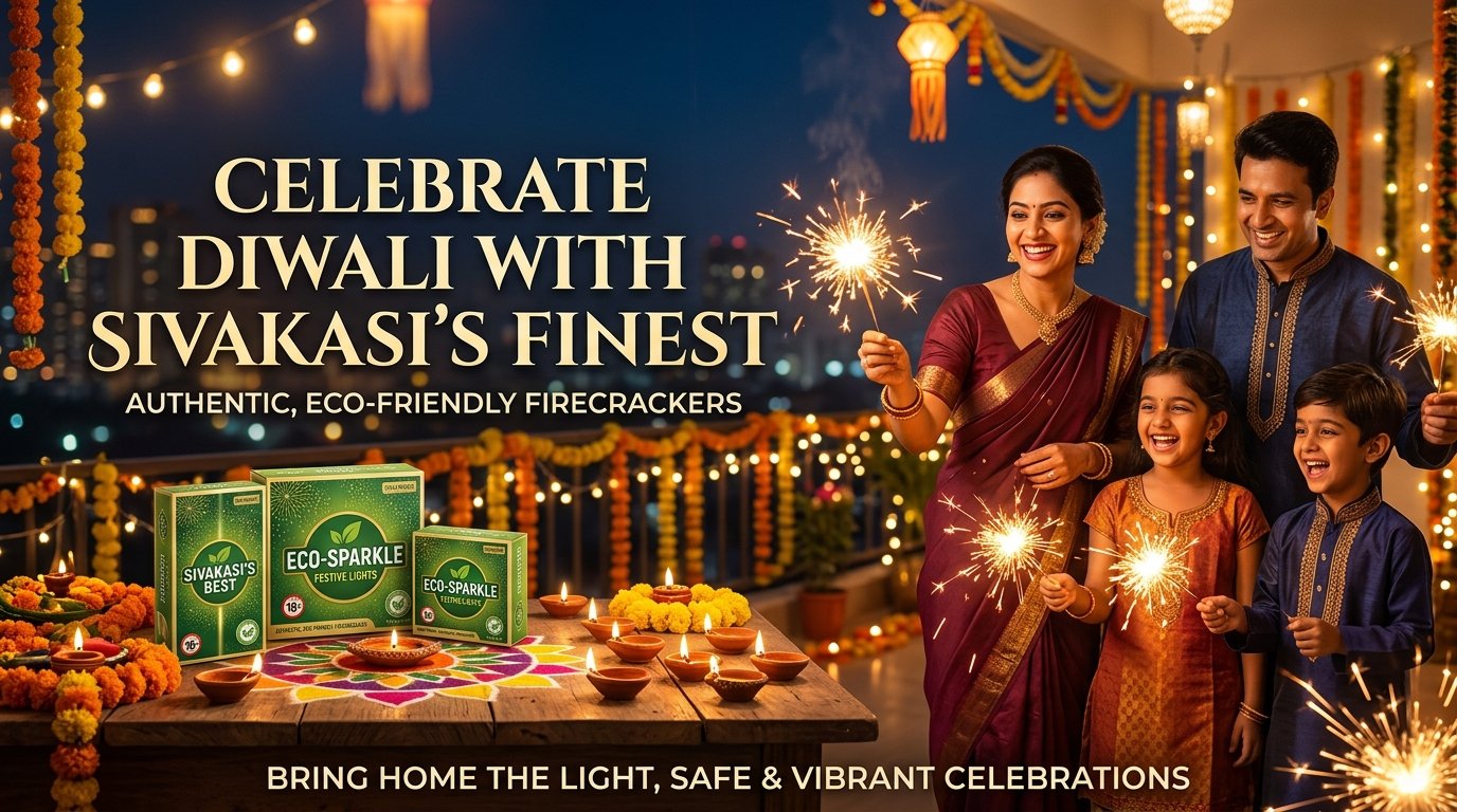 Celebrate Diwali with Sivakasi Crackers Authentic Eco-Friendly Crackers